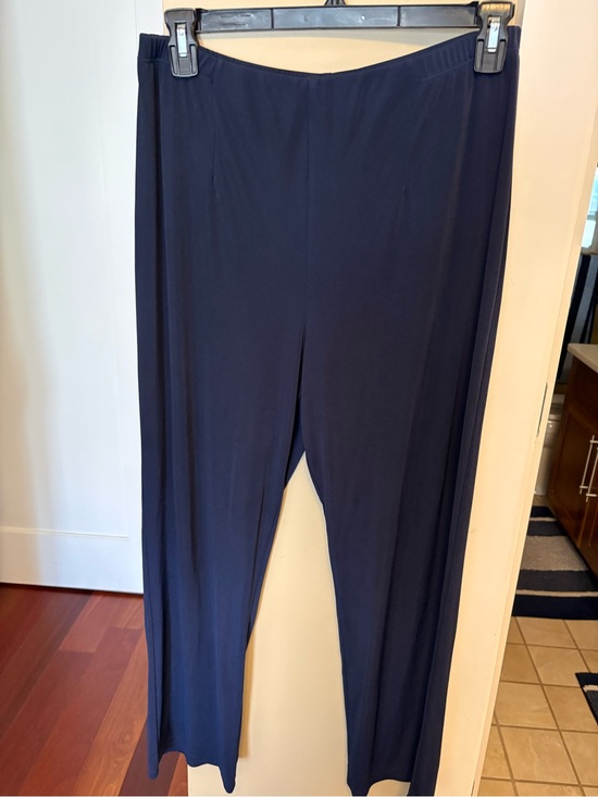 Chico's Pants - Chico's Navy Straight-Leg Pull-On Pants